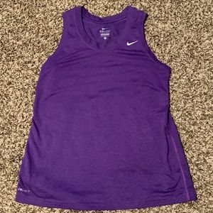 Nike tank top women medium purple